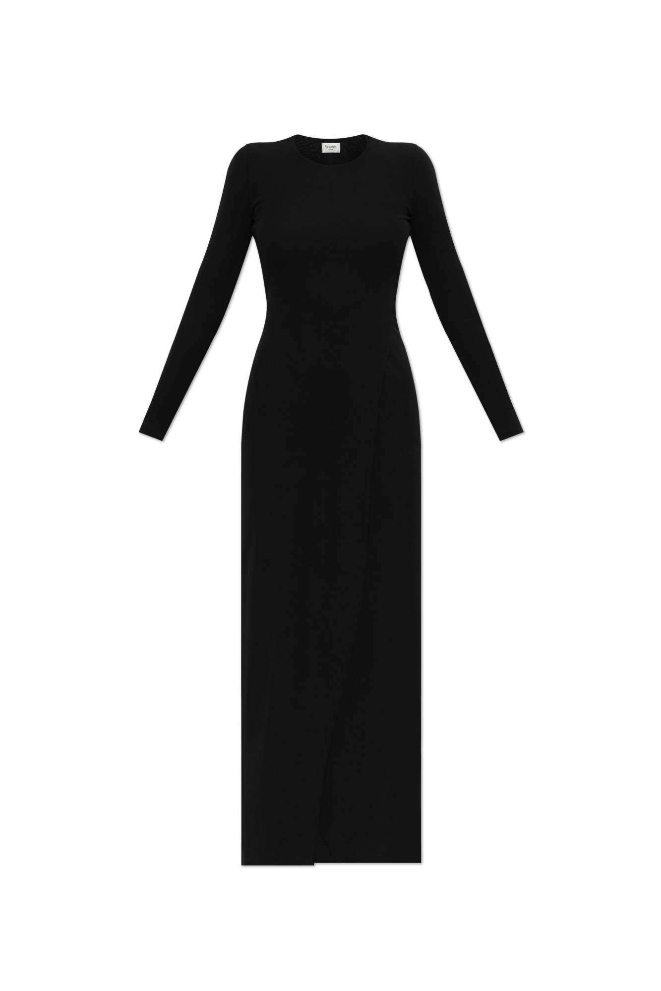 Black Dress with front slit Saint Laurent - Vitkac AS